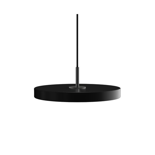 Čierne LED závesné svietidlo s kovovým tienidlom ø 31 cm Asteria Mini – UMAGE