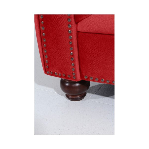 Červené kreslo Max Winzer Orleans Velvet-image-4