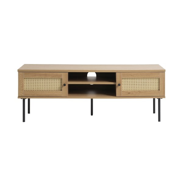 TV stolík v dekore duba v prírodnej farbe 120x43 cm Pensacola – Unique Furniture