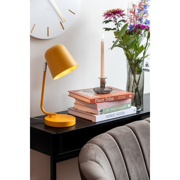 Okrovožltá kovová stolová lampa (výška  38,5 cm) Encantar – Leitmotiv-image-1