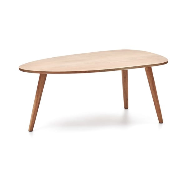 Konferenčný stolík z masívu akácie v prírodnej farbe 60x110 cm Eluana – Kave Home-image-2