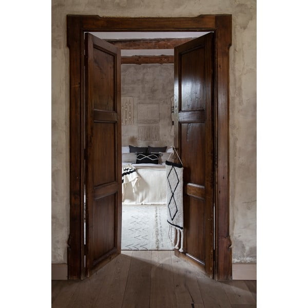 Krémový prateľný ručne tkaný vlnený koberec 140x200 cm Lakota Day – Lorena Canals-image-4