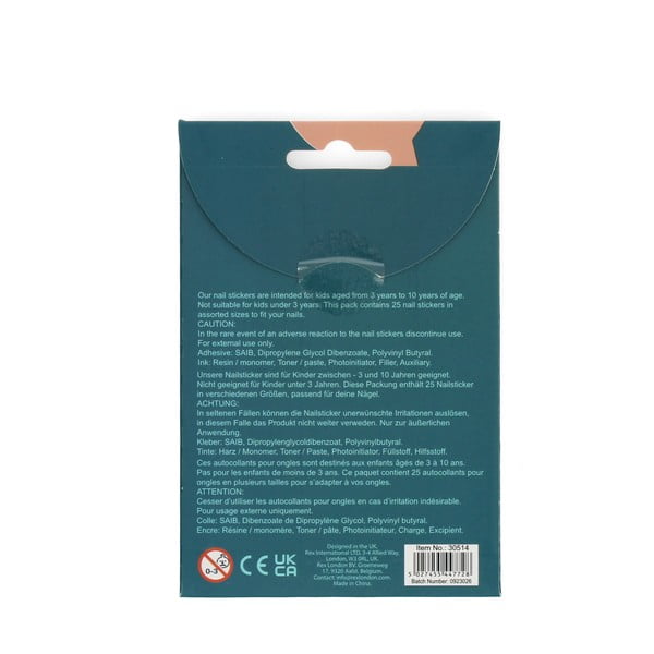 Kreatívna súprava Ladybird – Nail stickers – Rex London-image-3