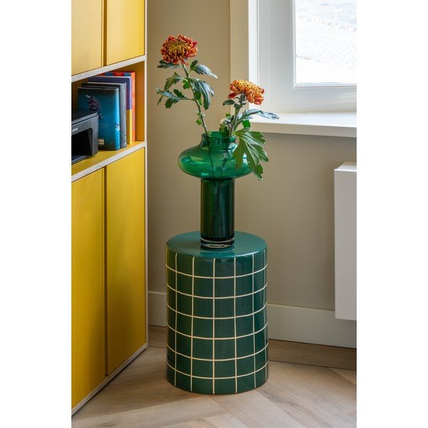 Keramický okrúhly odkladací stolík ø 33 cm Retro Tiles – Leitmotiv-image-2