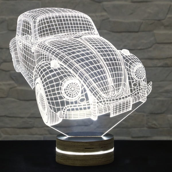 3D stolová lampa Old Car
