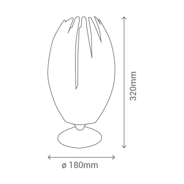Biela stolová lampa SULION Medusa-image-2