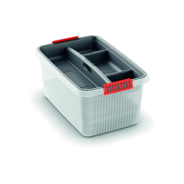 Sivý plastový rozdeľovač do úložného boxu 54,5x36x8,5 cm K Latch Box – KIS-image-3