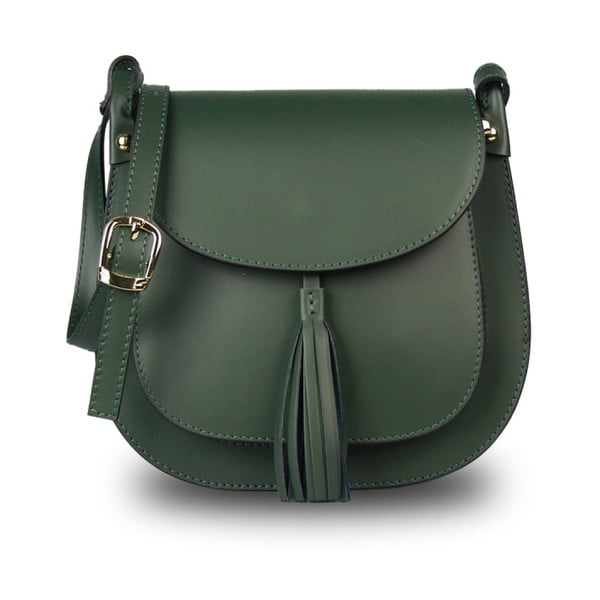 Zelená kabelka z pravej kože JOHN FISH Cior