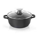 Hrniec s nepriľnavým povrchom Pfluon Granit so sklenenou pokrievkou Orion Grande, ⌀ 24 cm