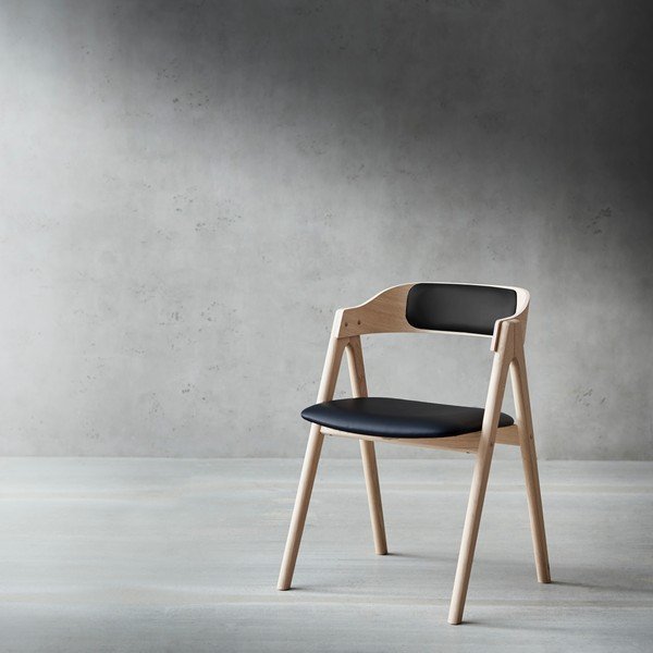 Kožená jedálenská stolička Mette – Hammel Furniture-image-1