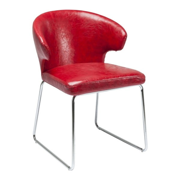 Červená jedálenská stolička Kare Design Atomic