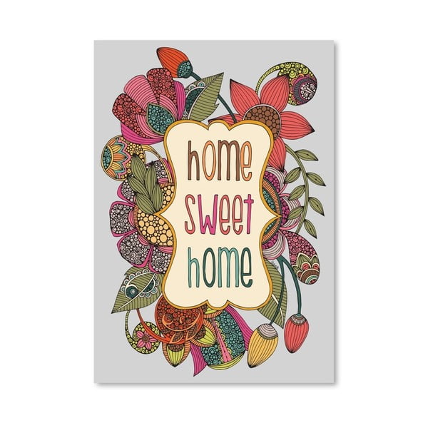 Autorský plagát Home Sweet Home od Valentiny Ramos
