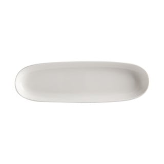Biely porcelánový servírovací tanier Maxwell & Williams Basic, 40 x 12,5 cm