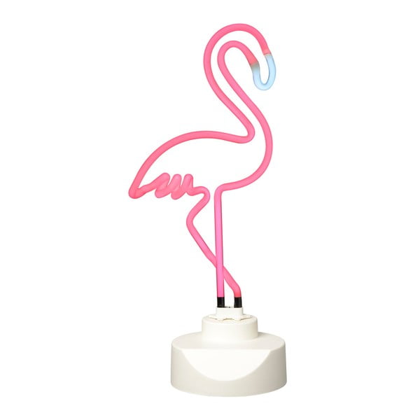 Neónová stolová lampa Le Studio Flamingo Neon