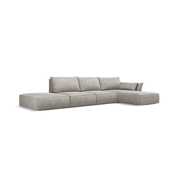Svetlosivá rohová pohovka (pravý roh) Vanda - Mazzini Sofas-image-2