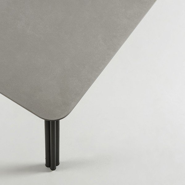 Sivý stôl La Forma Bernon, 180 x 100 cm-image-3