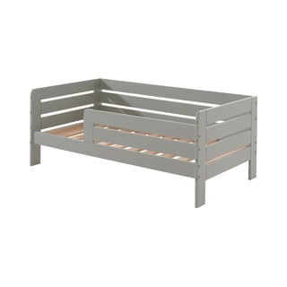 Sivá detská posteľ Vipack Kid, 70 x 140 cm