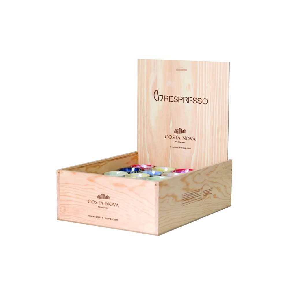 E-shop Kameninové šálky v súprave 40 ks na espresso 100 ml Grespresso – Costa Nova