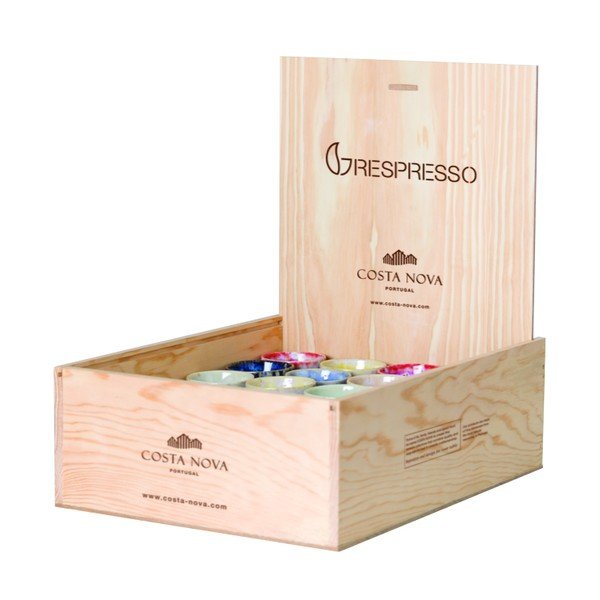 Kameninové šálky v súprave 40 ks na espresso 100 ml Grespresso – Costa Nova