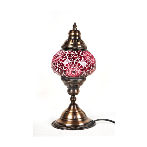 Sklenená ručne vyrobená lampa Afrodite, ⌀ 13 cm
