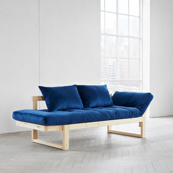 Variabilná pohovka Karup Edge Natural/Velvet Navy-image-2