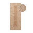 Obojstranný/ručne tkaný jutový behúň v prírodnej farbe/v svetlo prírodnej farbe 80x300 cm Juno – Hanse Home