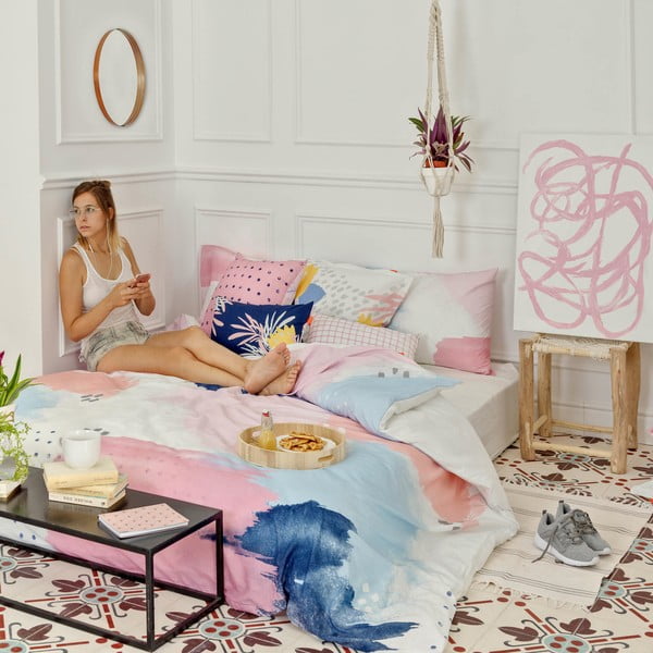 Bavlnená obliečka na paplón Blanc Tempera, 140 × 200 cm-image-4