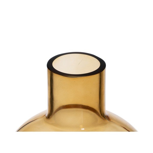 Okrovožltá sklenená váza (výška 35 cm) Amber – Ixia-image-1