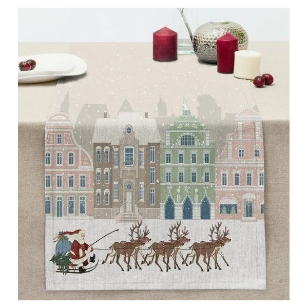 Behúň na stôl s vianočným motívom 45x140 cm Merry Christmas – Mila Home-image-1