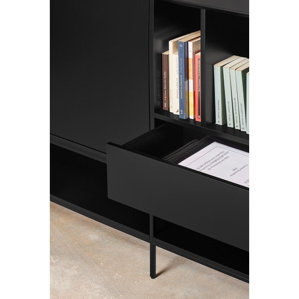 Čierna komoda 220x98x45 cm Platt – Teulat-image-3