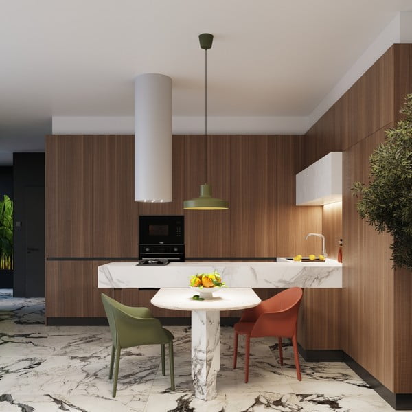 Zelené závesné svietidlo ø 35 cm Vito – Sollux-image-2