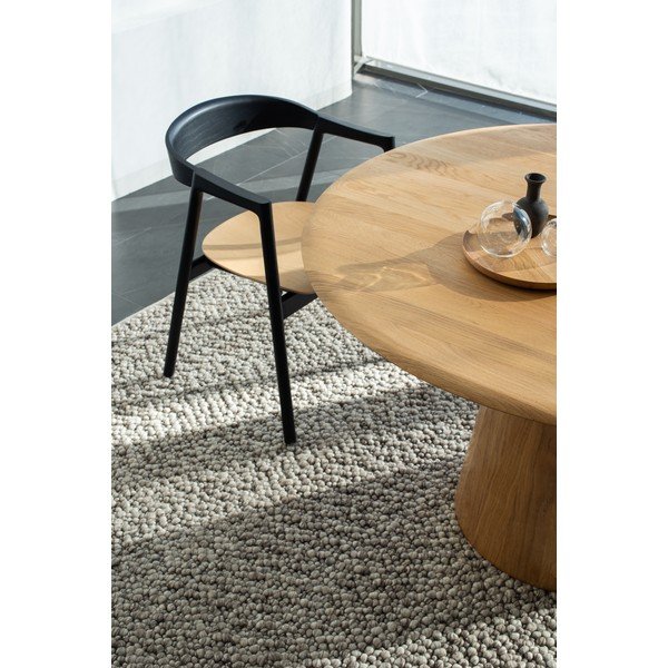 Okrúhly jedálenský stôl z dubového dreva v prírodnej farbe ø 126 cm Mushroom – Gazzda-image-1