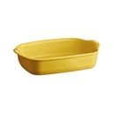 Žltá keramická obdĺžniková zapekacia misa Emile Henry Ultime, 29 × 19 cm