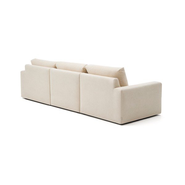 Béžová ženilková rohová pohovka (pravý roh/s leňoškou) Alea – Kave Home-image-4