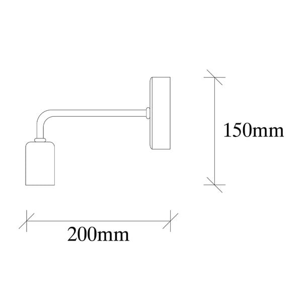 Čierne nástenné svietidlo Isidora – Opviq lights-image-2