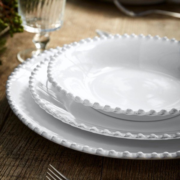 Biely kameninový tanier ø 34 cm Pearl – Costa Nova-image-2