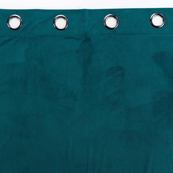 Modrý menčestrový záves 140x260 cm Casual – douceur d'intérieur-image-3