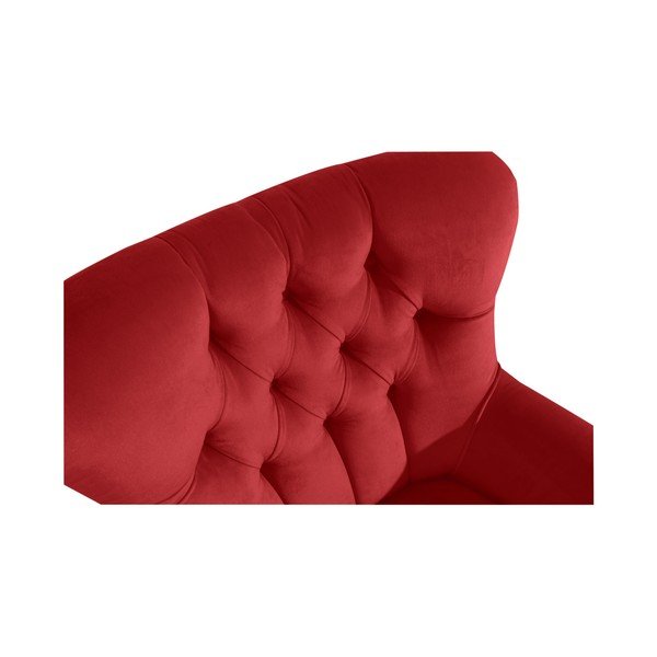 Tehlovočervené kreslo Max Winzer Brandon Suede-image-1