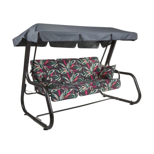 Tmavosivá kovová záhradná hojdačka Rimini – Dajar-image-2