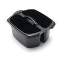 Čierne dvojité vedro Addis Caddy