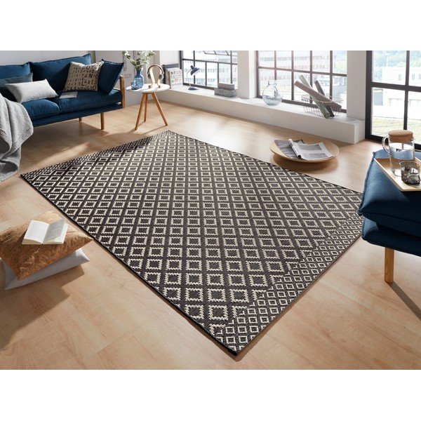 Čierno-béžový behúň Zala Living Harmony, 76 × 200 cm-image-1