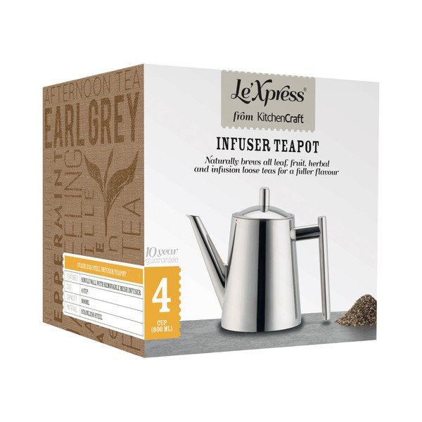 Čajová kanvica Le’Xpress Stainless Steel, 800 ml-image-1