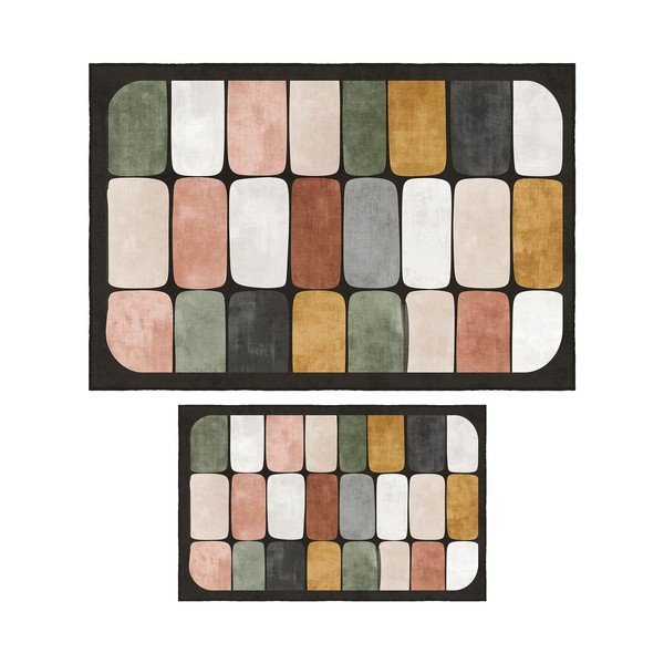 Kúpeľňové predložky v súprave 2 ks 60x100 cm – Foutastic