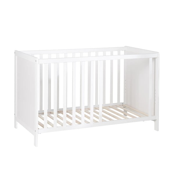 Biela postieľka s nebesami 60x120 cm Stars Gray – Roba-image-4