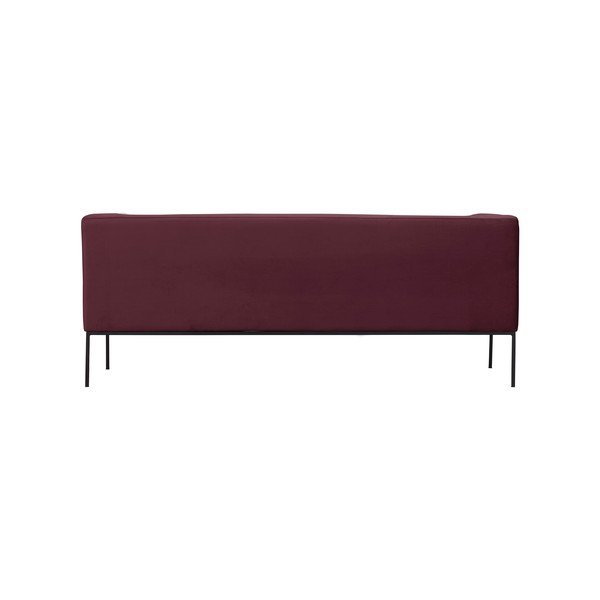 Bordová červená trojmiestna pohovka Windsor & Co Sofas Neptune-image-3