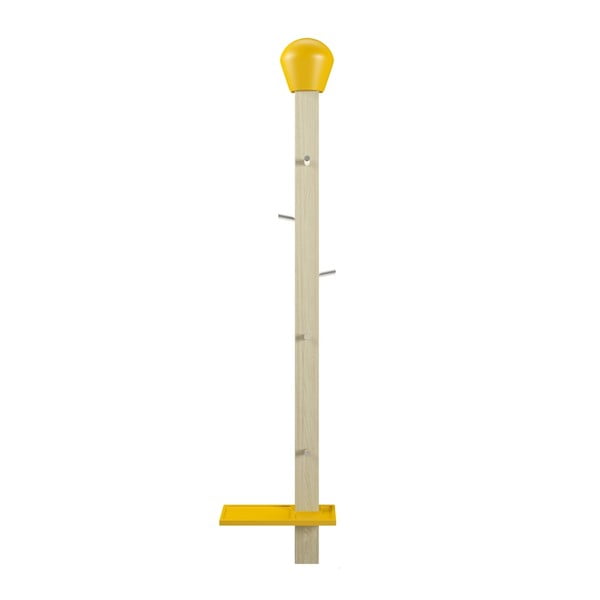 Žltý vešiak na kabáty Terraneo Matchstick, 112 cm