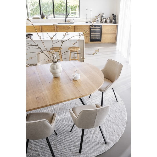 Prídavná doska k jedálenskému stolu v dekore duba 135x50 cm Maddock – Rowico-image-1