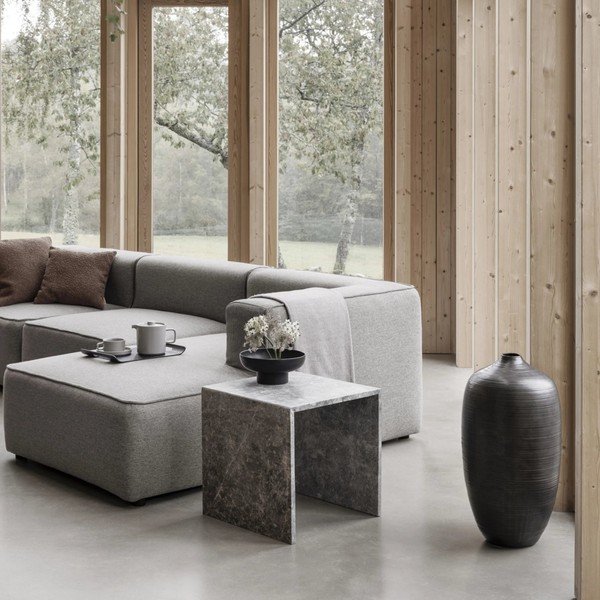 Mramorové odkladacie stolíky v súprave 2 ks 45x45 cm VARU – Blomus-image-1