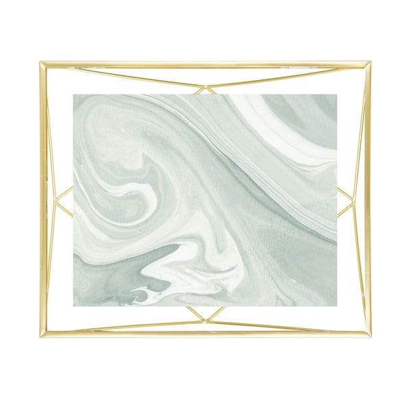 Kovový stojací/na stenu rámček v zlatej farbe 25x30 cm Prisma – Umbra-image-3