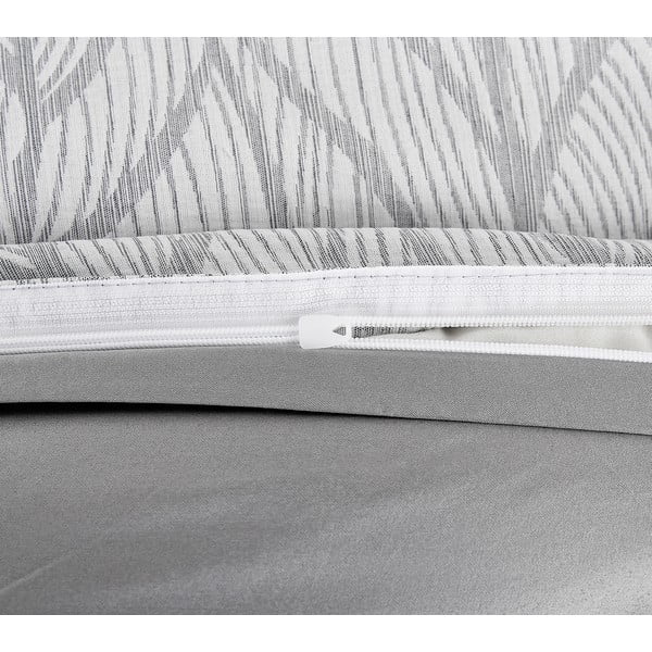 Sivé obliečky na jednolôžko zo žakára 140x200 cm Florida – My House-image-3